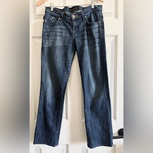 Rock & Republic Dark Woman’s Blue Straight Jeans